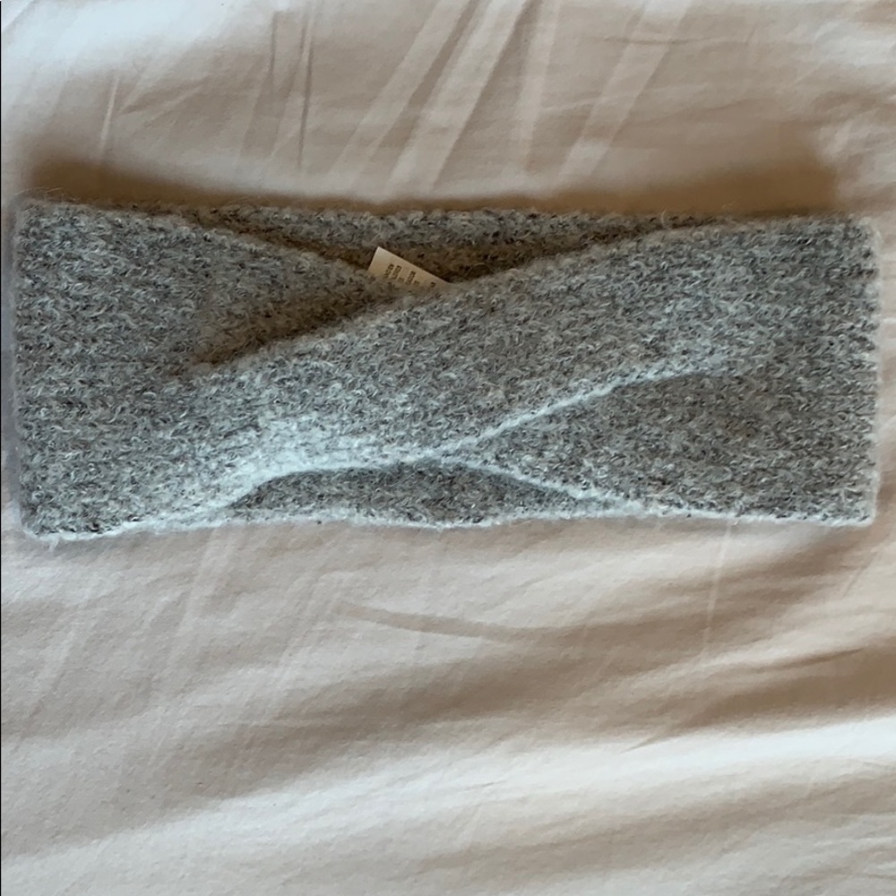 Grey winter headband